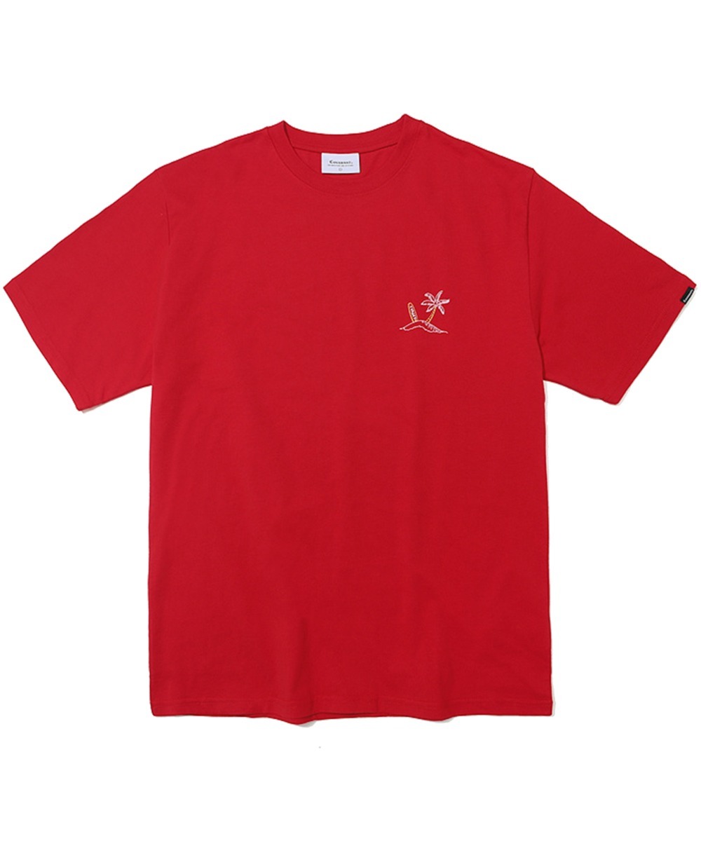 S/S SURFER MAN TEE RED